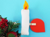 Segnaposto 'Candele': per un romantico Natale!